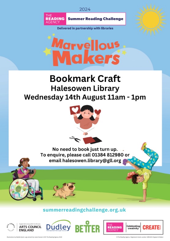 Halesowen Library - Bookmark Craft